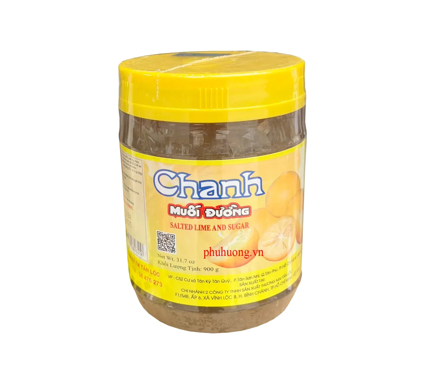 Chanh muối đường Tấn Lộc 900g