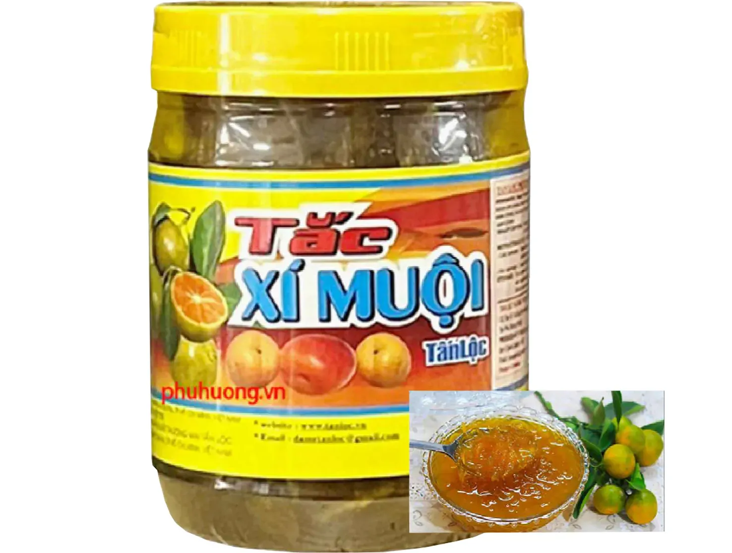 Tắc xí muội Tấn Lộc 900g