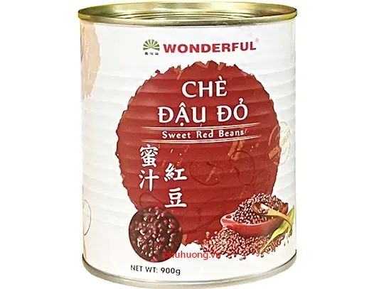 Chè đậu đỏ Wonderful 900g