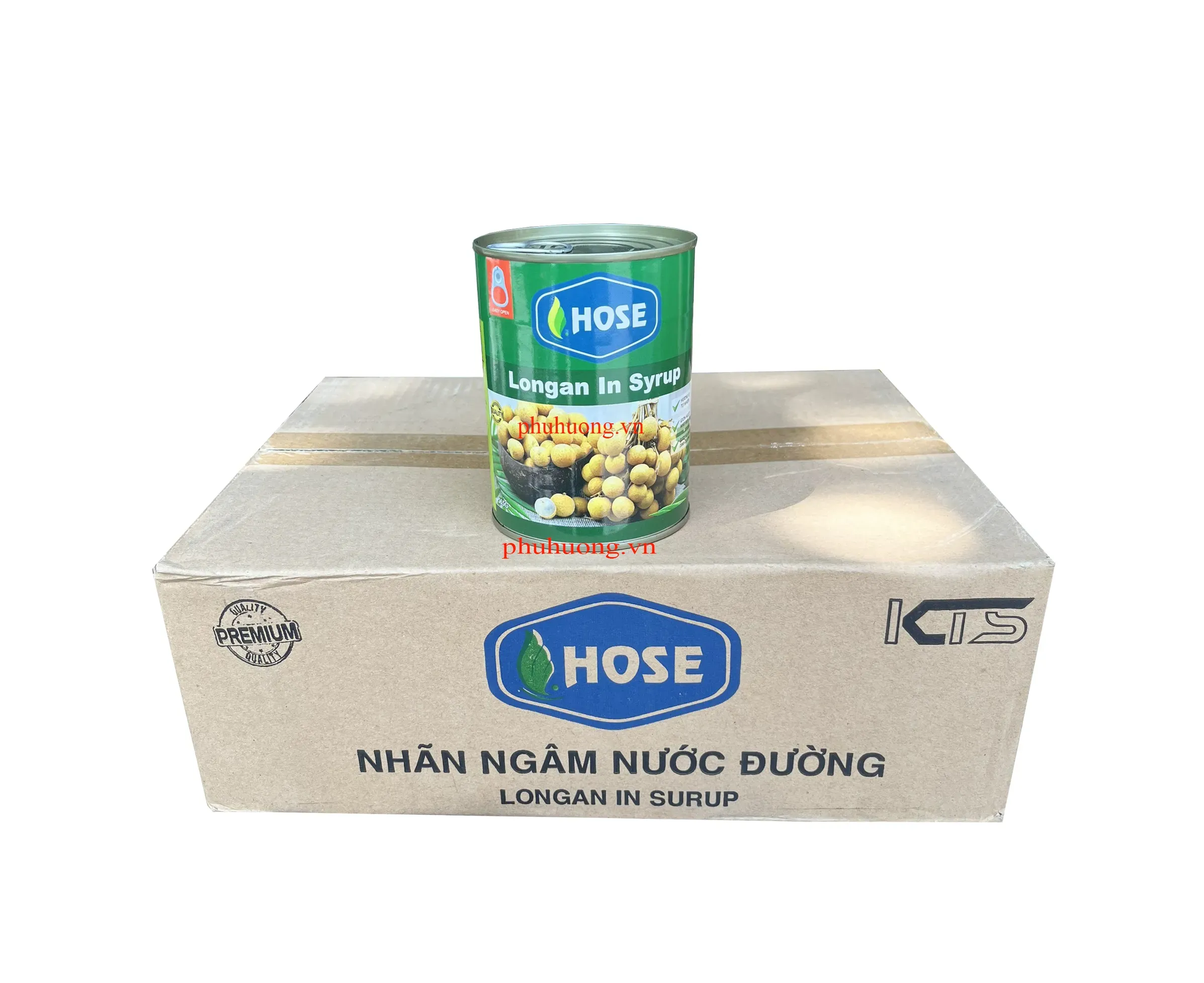 Nhãn ngâm Hose - Thùng 12 lon