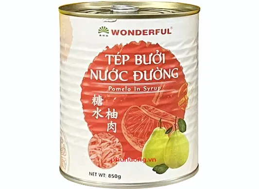 Tép bưởi nước đường Wonderful 850g