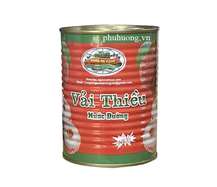 Vải ngâm nước đường Ngọc Hà 565g