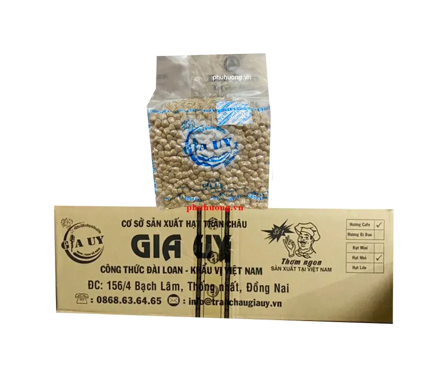 Trân châu Gia UY CAFE 2kg - Thùng 10 túi