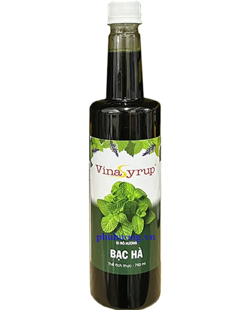 Siro VINA bạc hà xanh 750ml (chai)